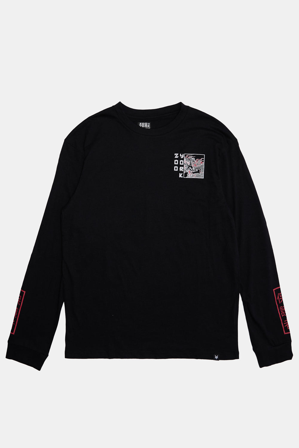 Zoo York Mens Dragon Graphic Long Sleeve Zoo York Mens Dragon Graphic Long Sleeve