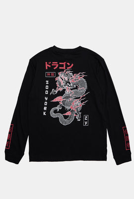 Zoo York Mens Dragon Graphic Long Sleeve