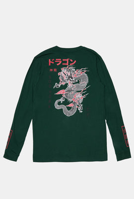 Zoo York Mens Dragon Graphic Long Sleeve