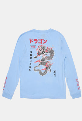 Zoo York Mens Dragon Graphic Long Sleeve