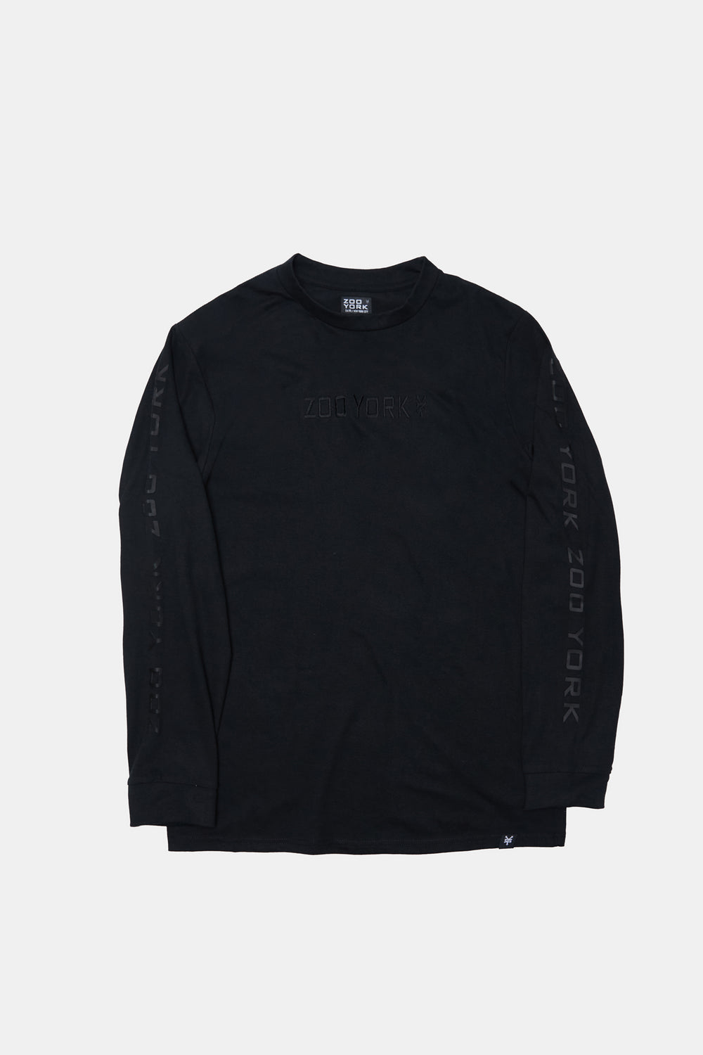 Zoo York Mens Tonal Embroidered Long Sleeve Zoo York Mens Tonal Embroidered Long Sleeve