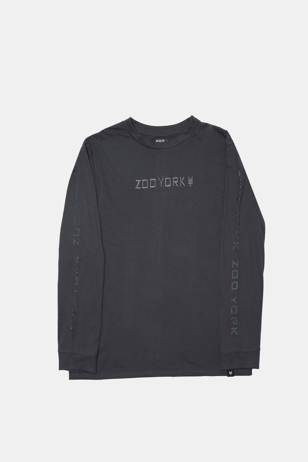 Zoo York Mens Tonal Embroidered Long Sleeve Zoo York Mens Tonal Embroidered Long Sleeve