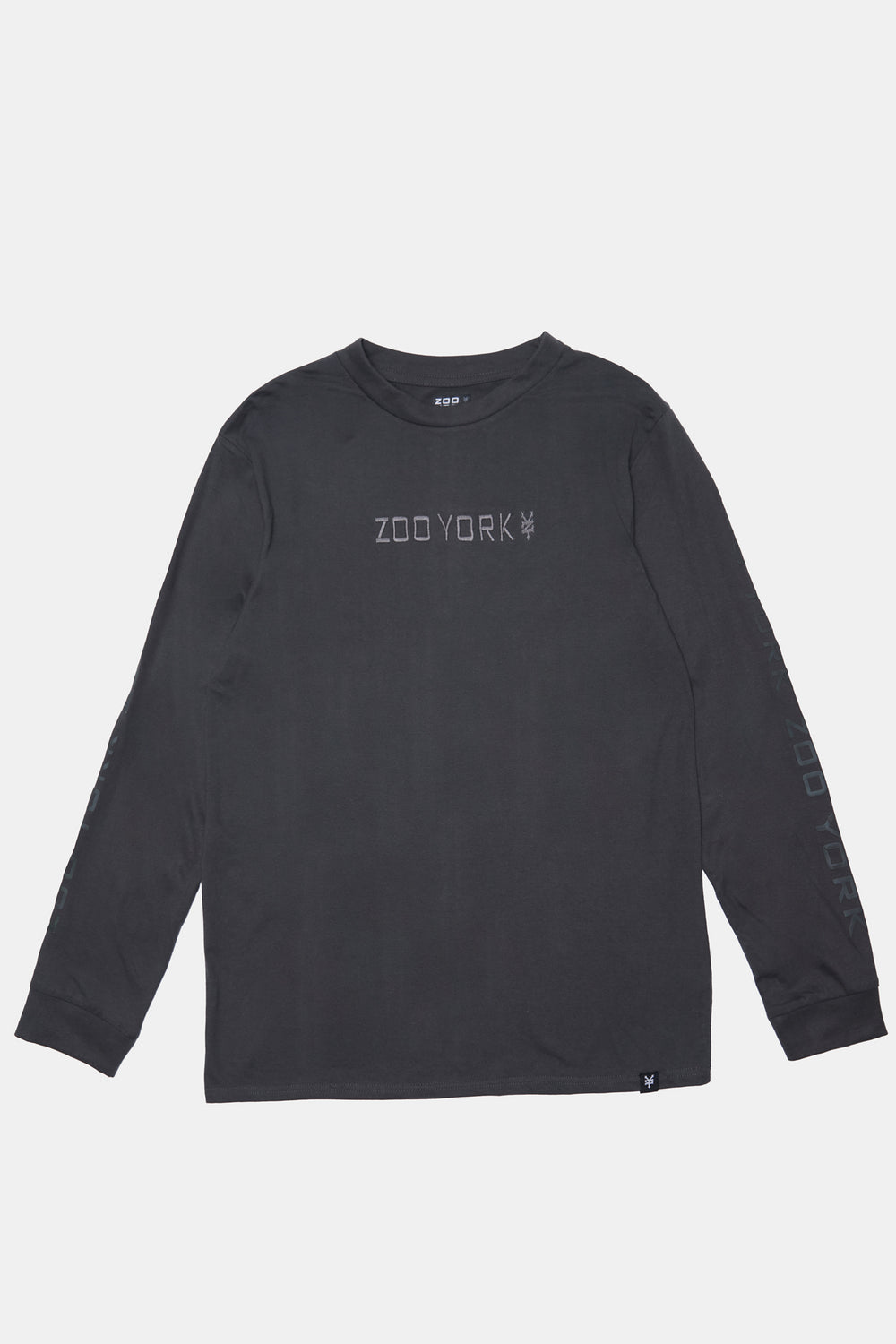 Zoo York Mens Tonal Embroidered Long Sleeve Zoo York Mens Tonal Embroidered Long Sleeve