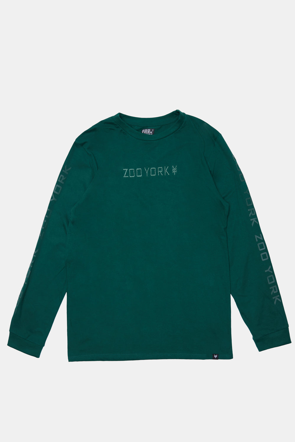 Zoo York Mens Tonal Embroidered Long Sleeve Zoo York Mens Tonal Embroidered Long Sleeve