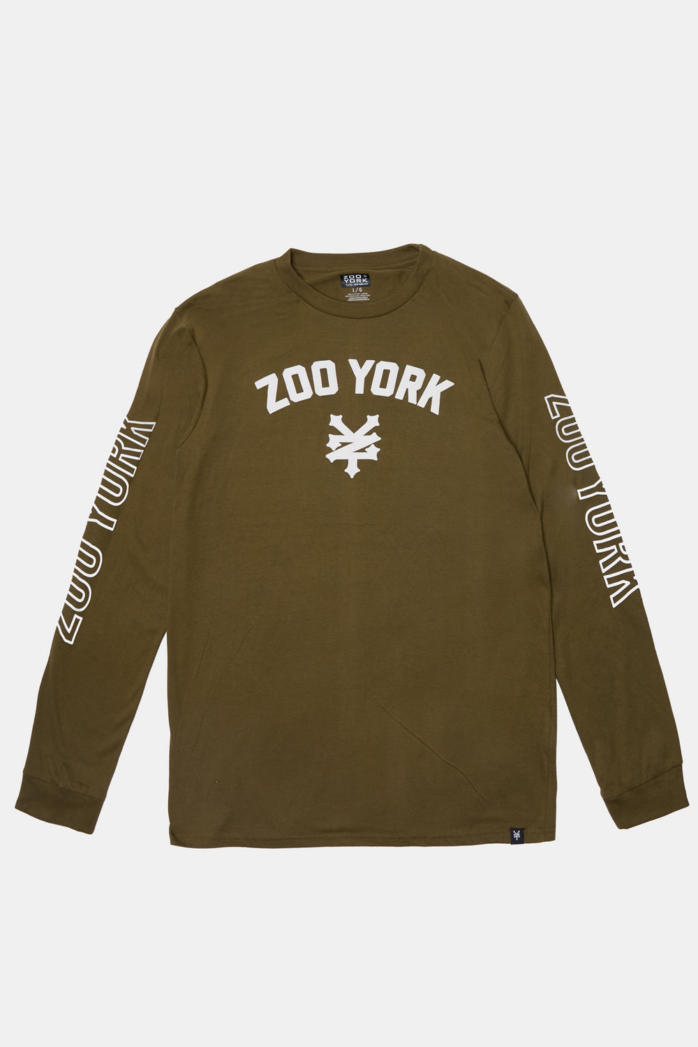 Zoo York Mens Puff Logo Long Sleeve Zoo York Mens Puff Logo Long Sleeve