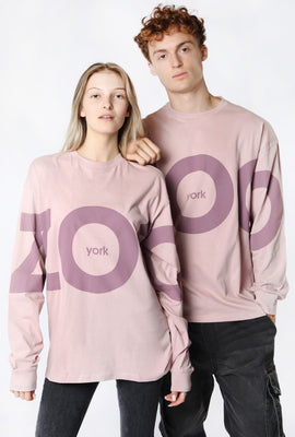 Zoo York Unisex Large Print Logo Long Sleeve Top