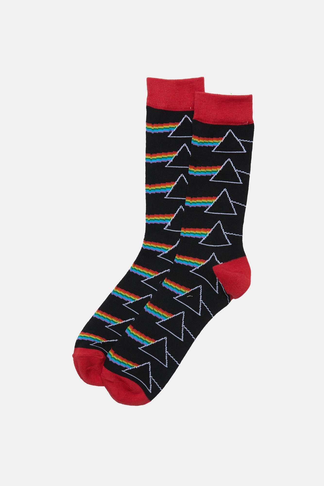 Mens Pink Floyd Crew Socks - Black / O/S