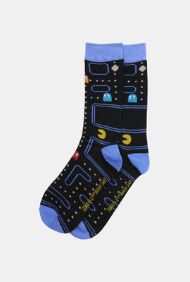 Mens Pac-Man Crew Socks