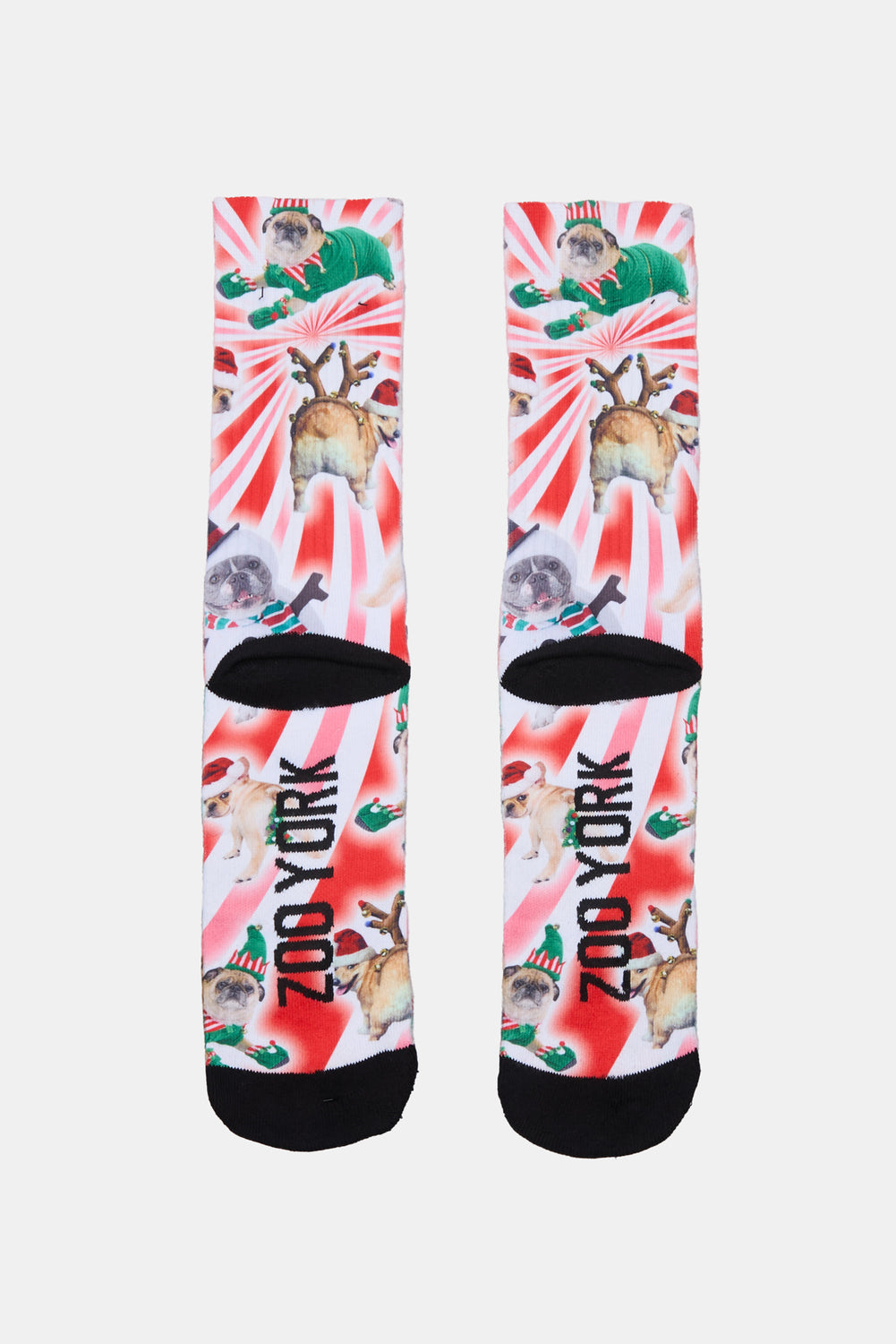 Chaussettes imprimées à motifs des fêtes Zoo York homme Chaussettes imprimées à motifs des fêtes Zoo York homme