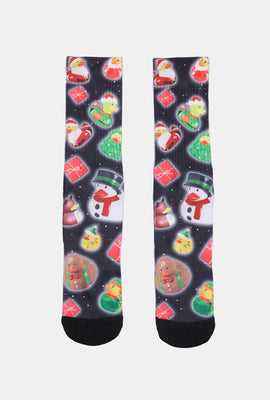 Chaussettes imprimées à motifs des fêtes Zoo York homme