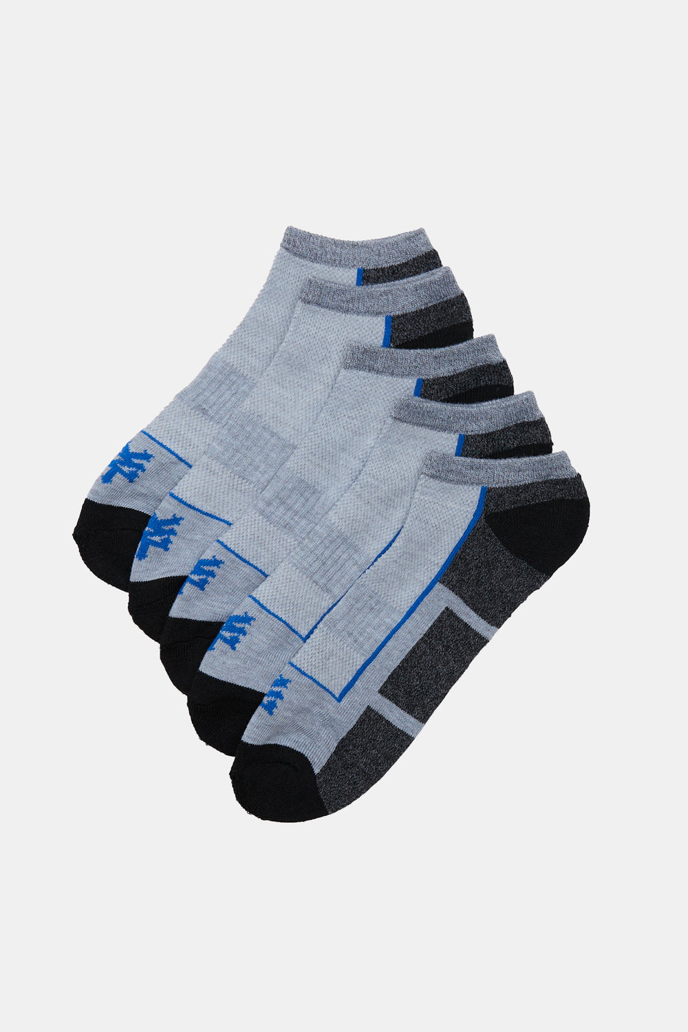 Zoo York Mens 5-Pack Athletic No Show Socks Zoo York Mens 5-Pack Athletic No Show Socks