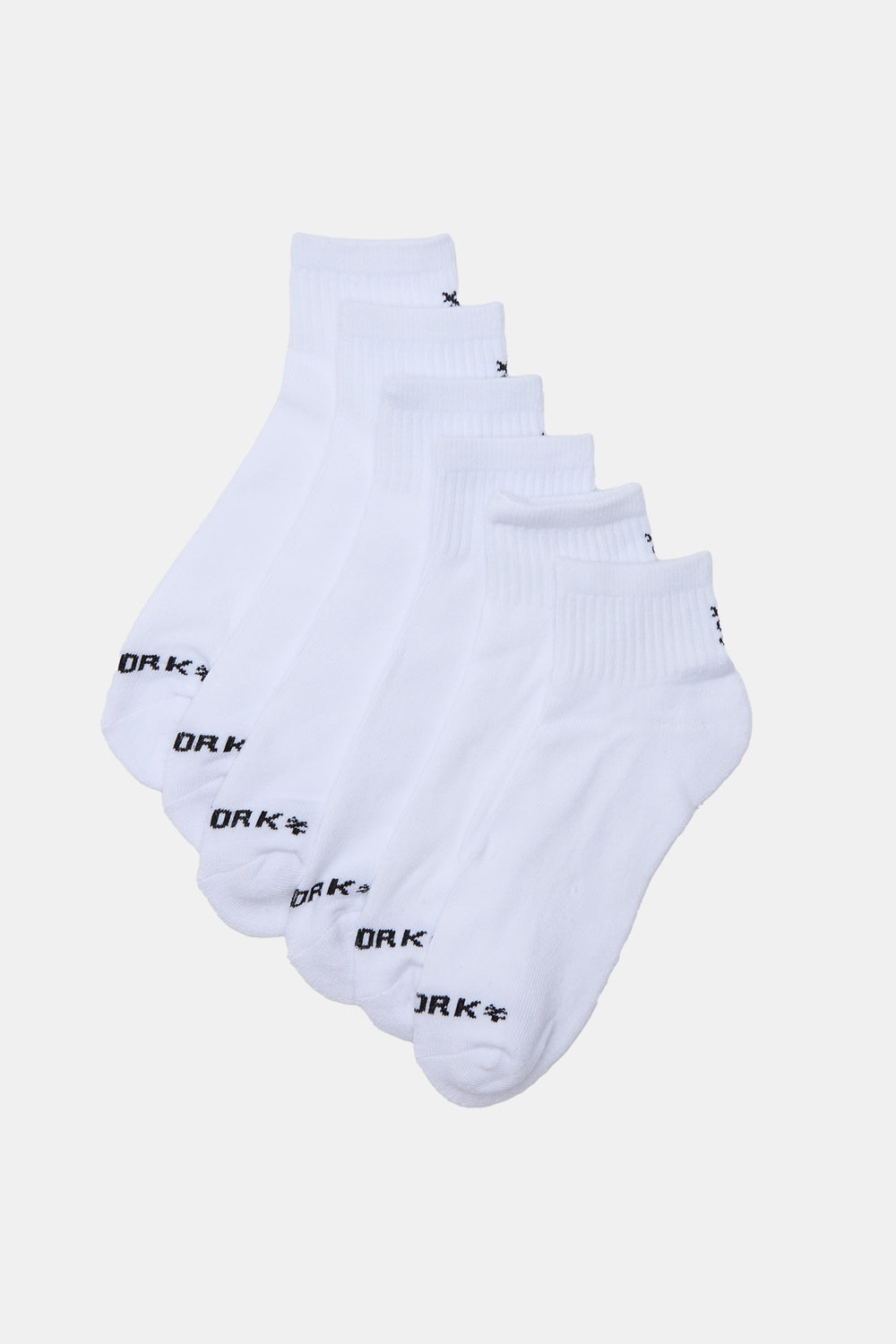 Zoo York Mens 6-Pack Athletic Ankle Socks Zoo York Mens 6-Pack Athletic Ankle Socks