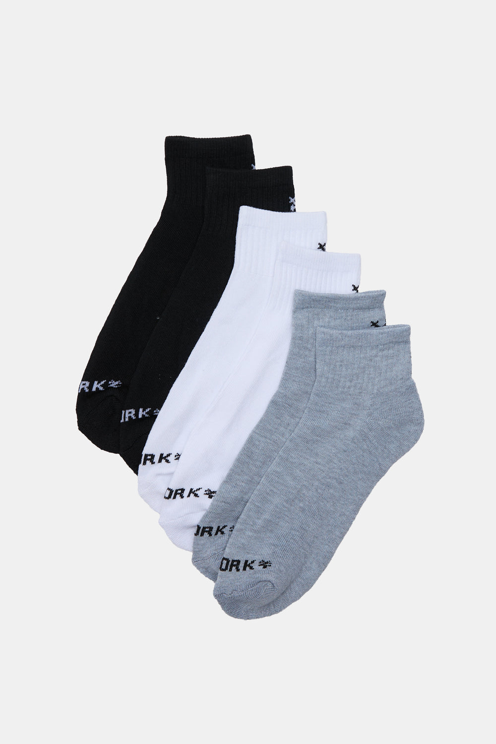 Zoo York Mens 6-Pack Athletic Ankle Socks Zoo York Mens 6-Pack Athletic Ankle Socks