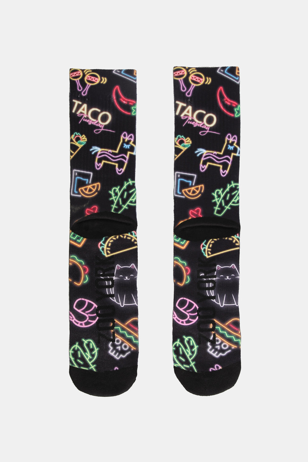 Zoo York Mens Printed Crew Socks Zoo York Mens Printed Crew Socks