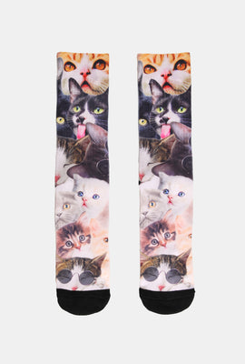 Zoo York Mens Printed Crew Socks