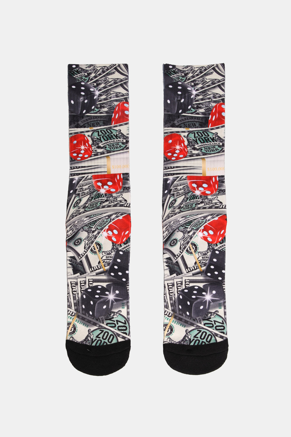 Zoo York Mens Printed Crew Socks Zoo York Mens Printed Crew Socks