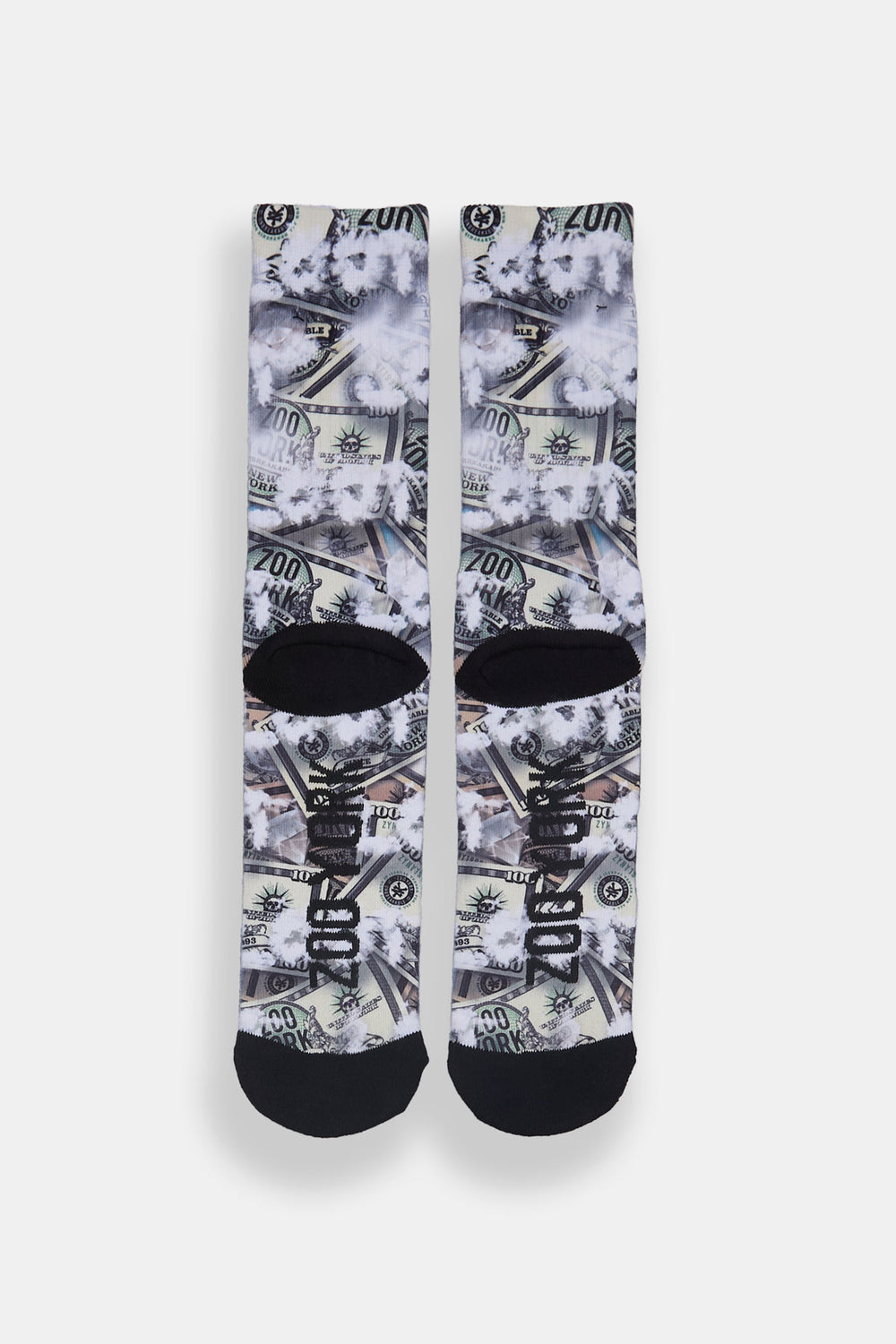 Zoo York Mens Printed Crew Socks Zoo York Mens Printed Crew Socks