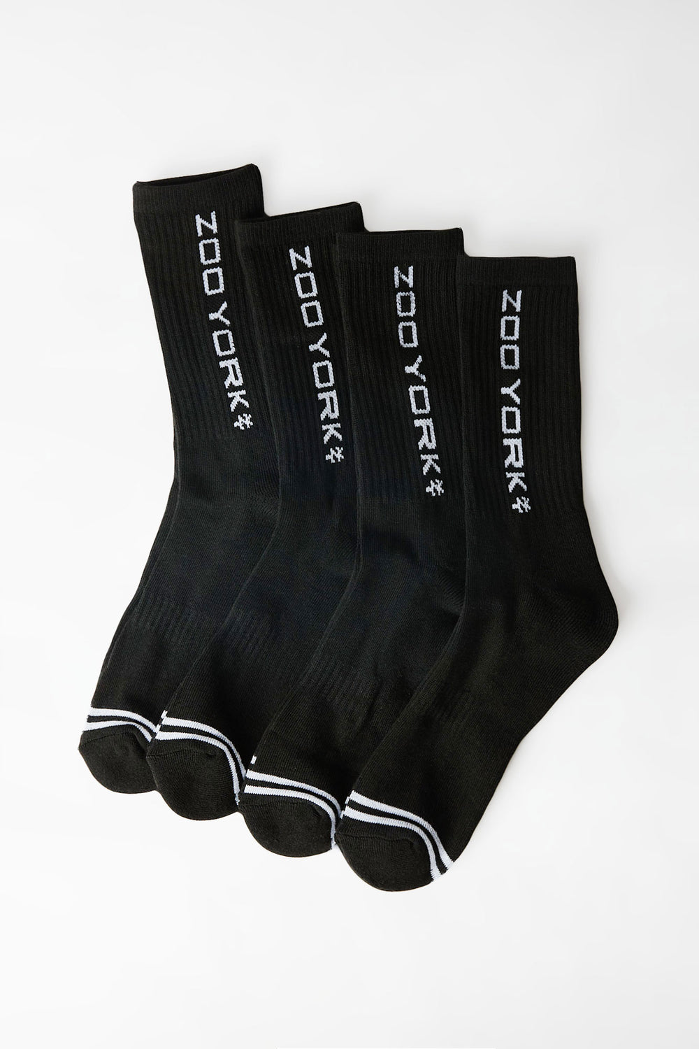 4 paires de chaussettes athlétiques mi-mollet Zoo York 4 paires de chaussettes athlétiques mi-mollet Zoo York