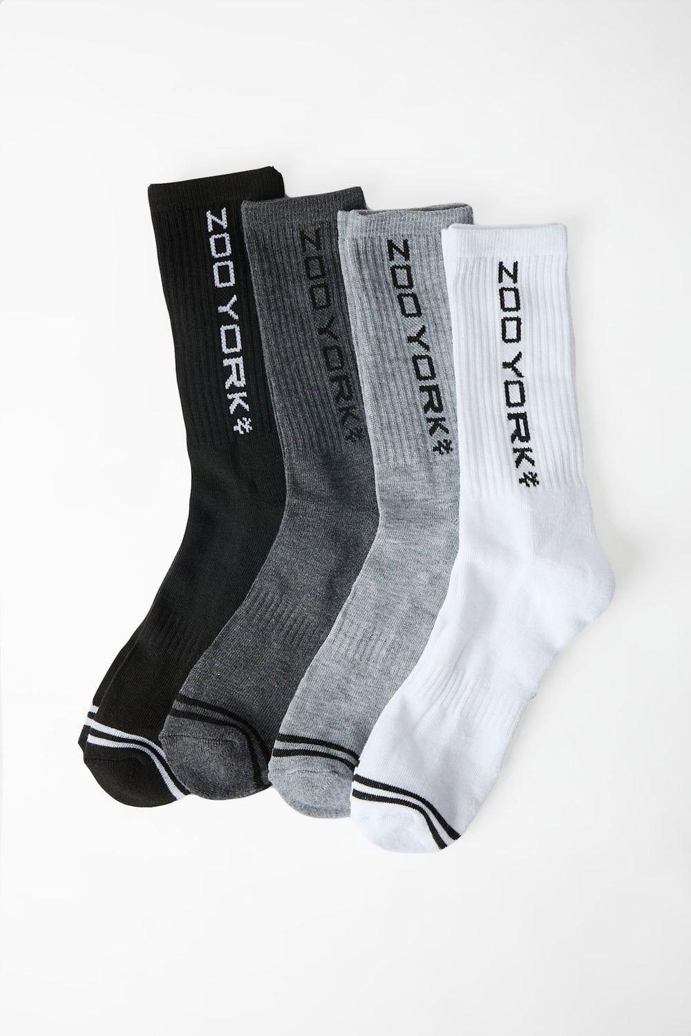 Zoo York 4-Pack Athletic Crew Socks Zoo York 4-Pack Athletic Crew Socks