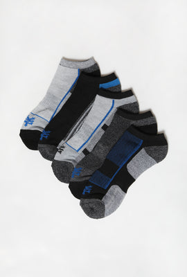 Zoo York Mens Athletic No Show Socks 5-Pack