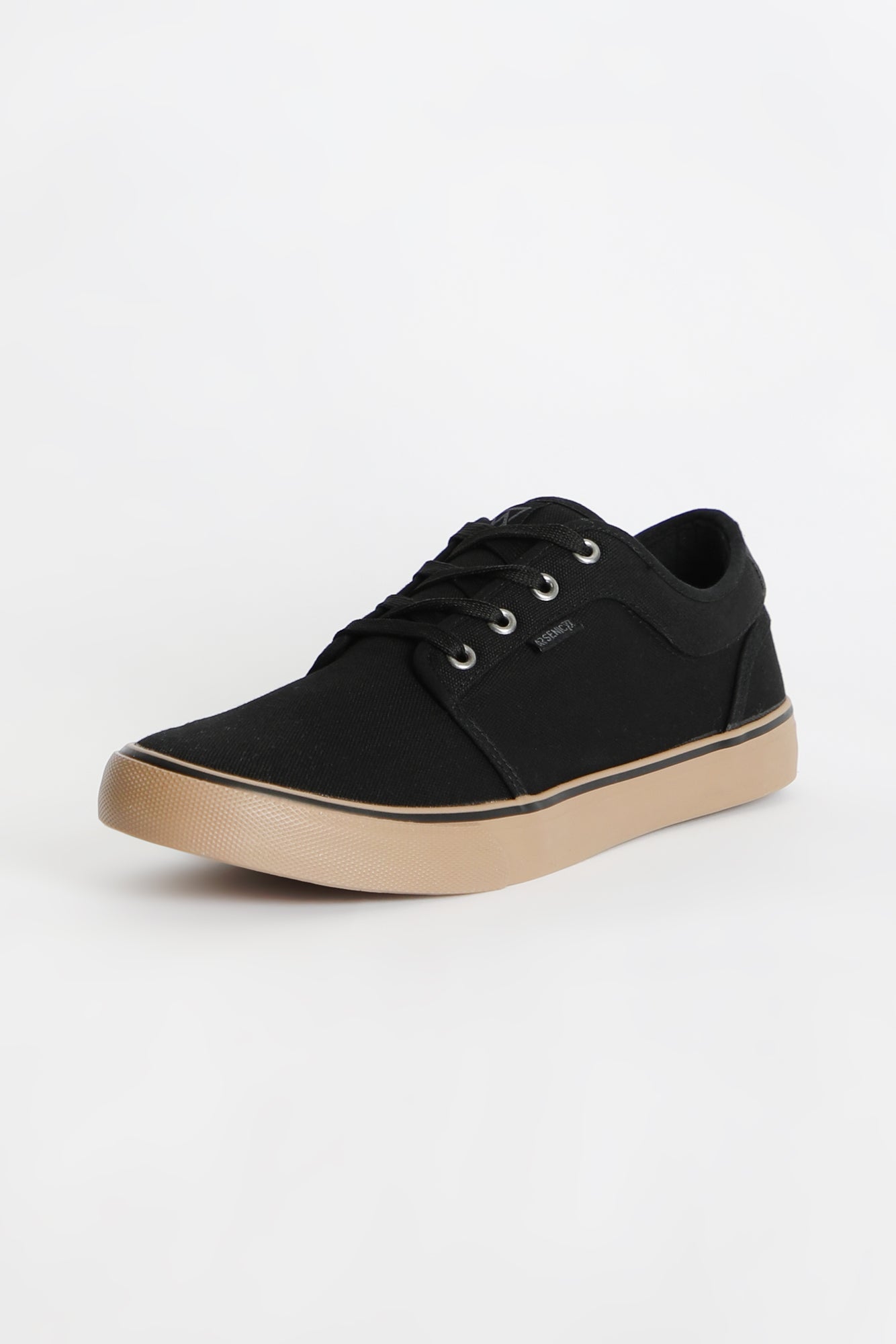 Amnesia Mens Ellis Shoes - Pure Black /