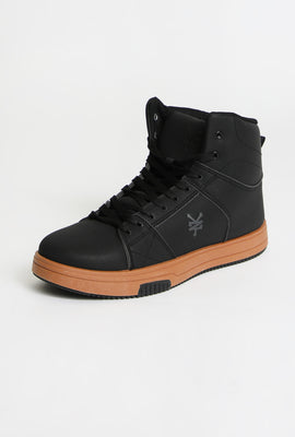 Black Zoo York Mens Fleece Lined High Tops