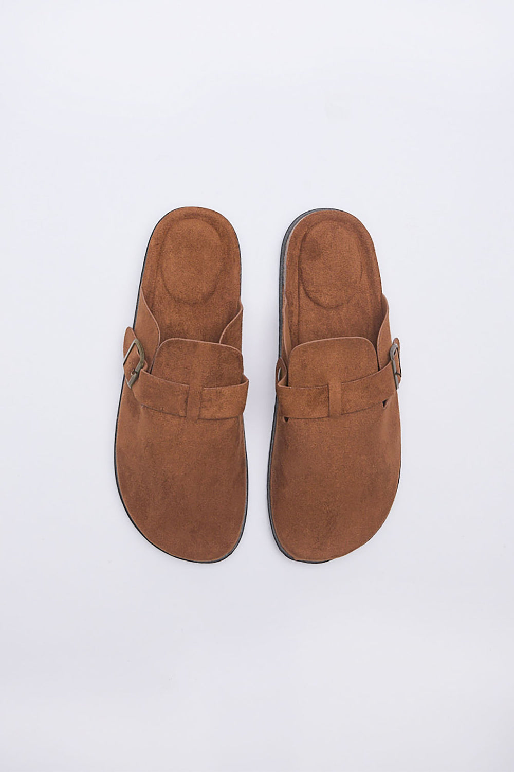 Mens Cork Slide Buckle Shoes Mens Cork Slide Buckle Shoes
