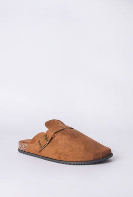 Mens Cork Slide Buckle Shoes