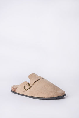 Mens Cork Slide Buckle Shoes