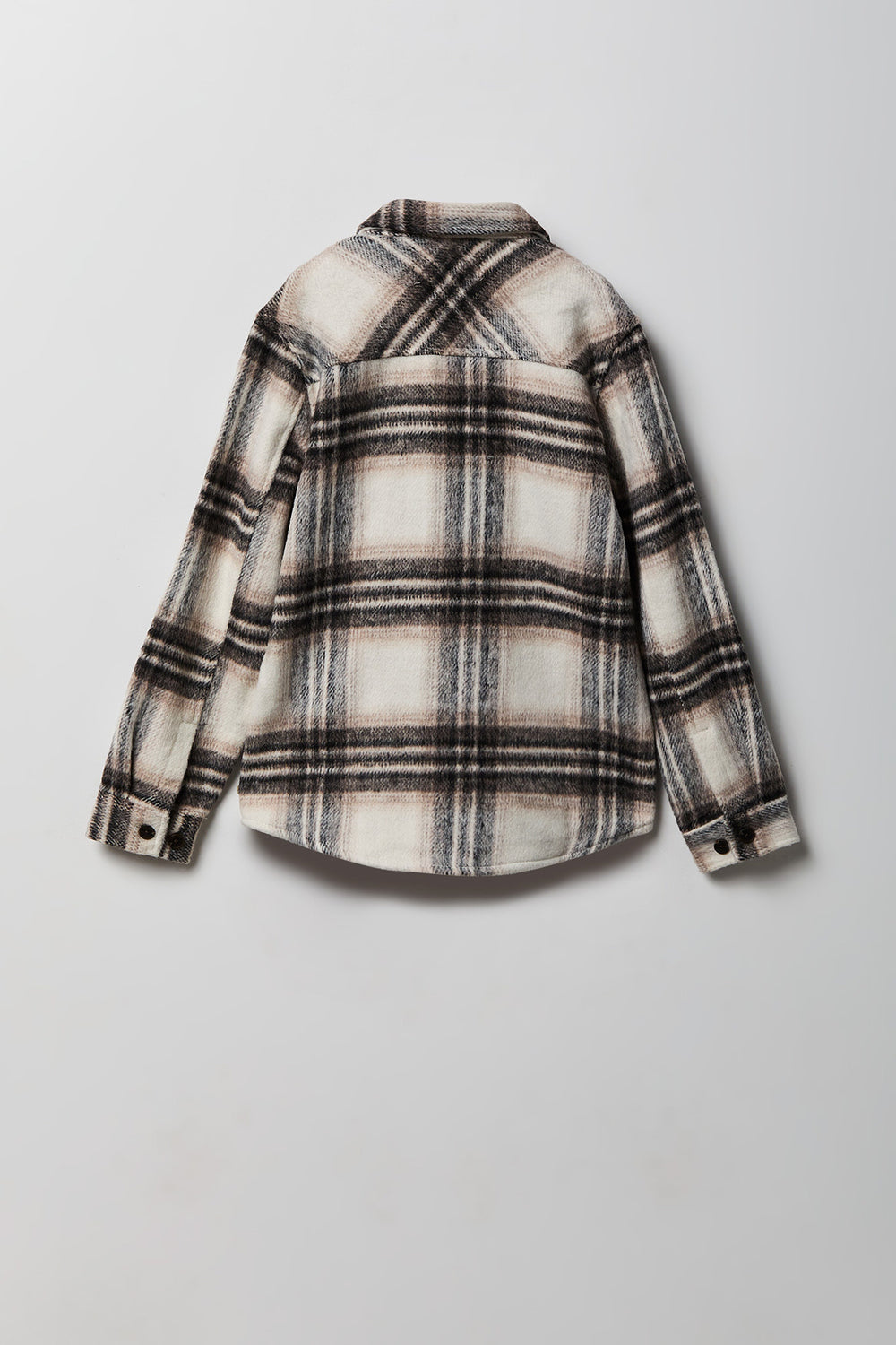 Youth Plaid Button-Up Shacket Youth Plaid Button-Up Shacket