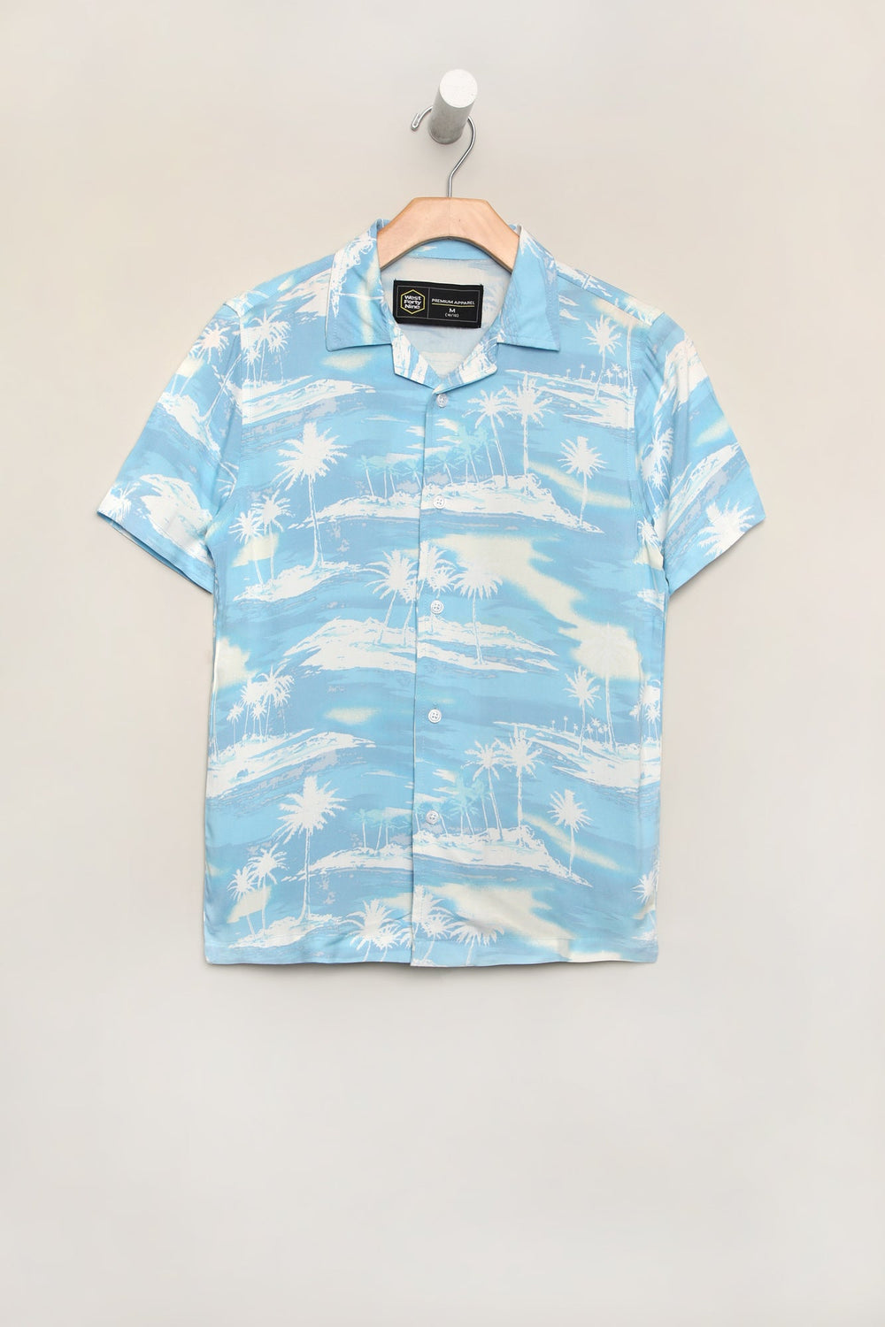 West49 Youth Tropical Print Rayon Button-Up West49 Youth Tropical Print Rayon Button-Up
