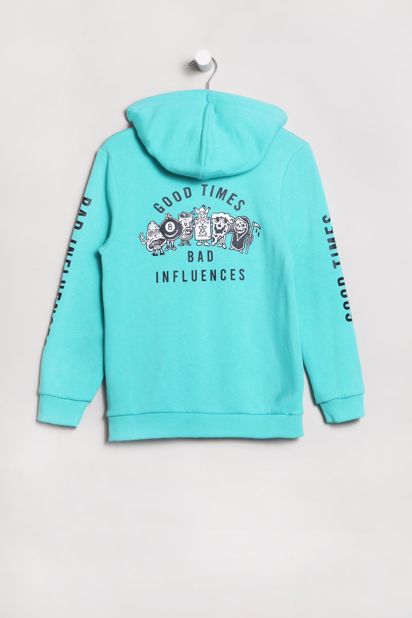 Arsenic Youth Good Times Graphic Hoodie - Turquoise /