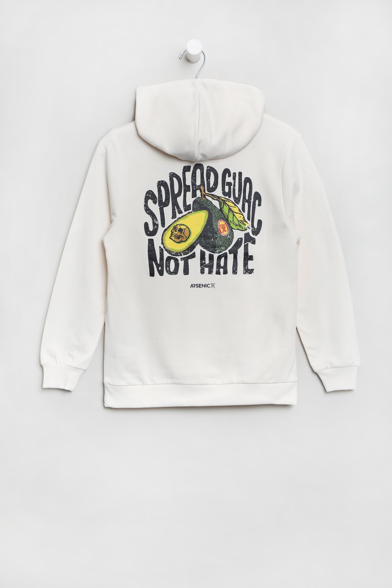 Arsenic Youth Spread Guac Hoodie - Cream /