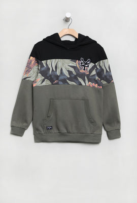 Zoo York Youth Tropical Colour Block Hoodie