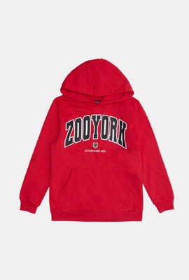 Zoo York Youth Varsity Puff Logo Hoodie