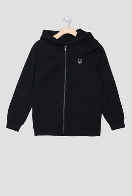 Zoo York Youth Embroidered Logo Zip-Up Hoodie