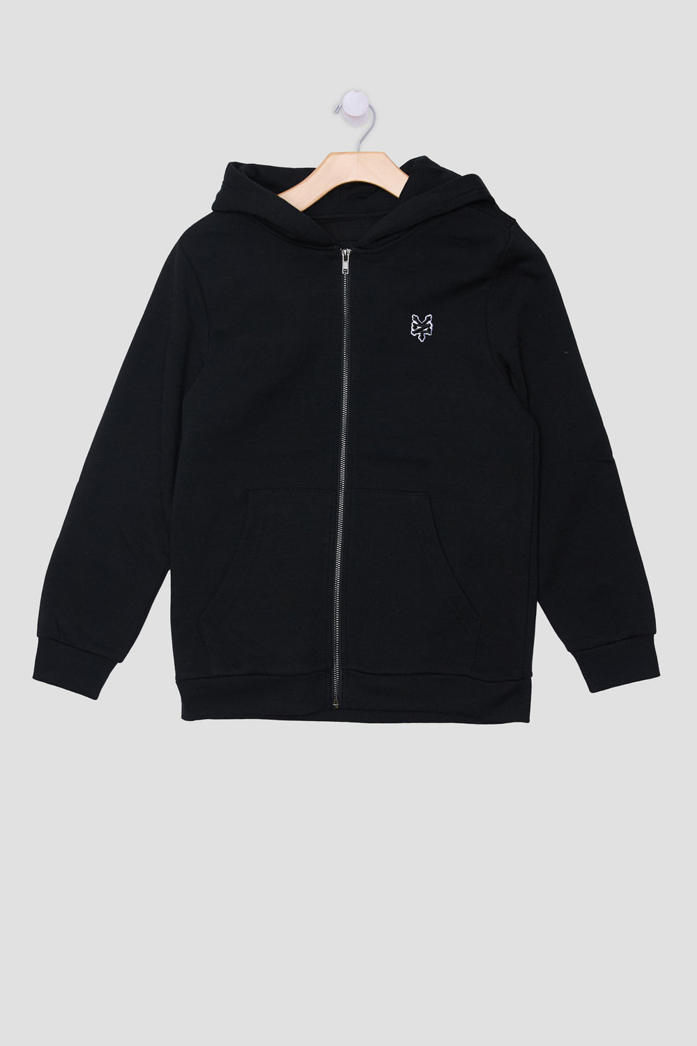 Zoo York Youth Embroidered Logo Zip-Up Hoodie Zoo York Youth Embroidered Logo Zip-Up Hoodie