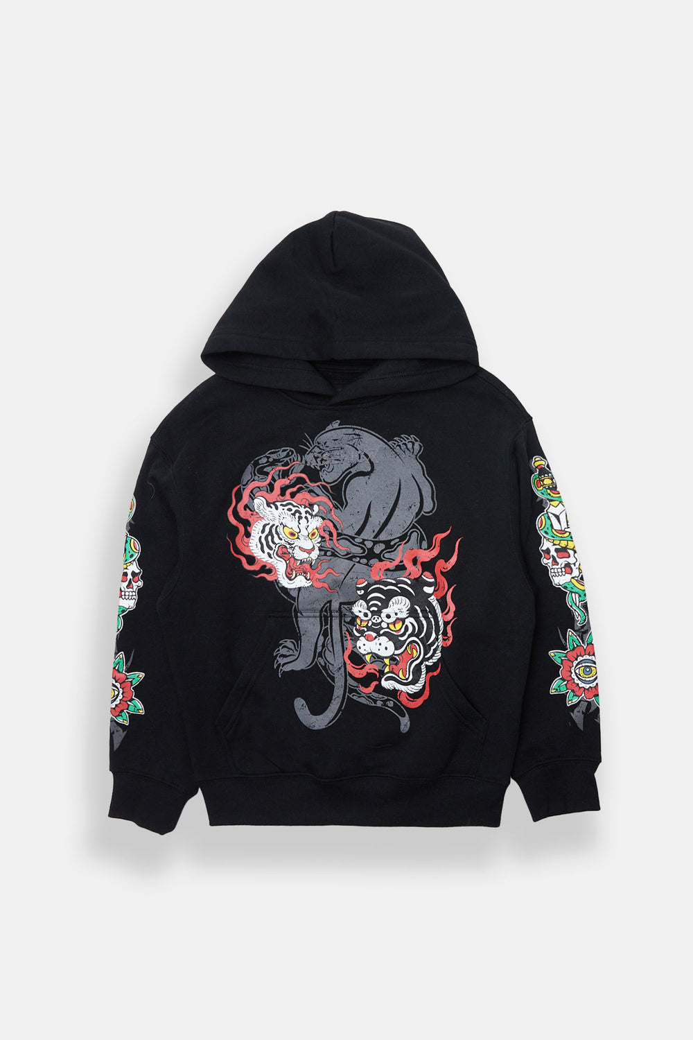 Arsenic Youth Leopard & Eagle Graphic Hoodie Arsenic Youth Leopard & Eagle Graphic Hoodie