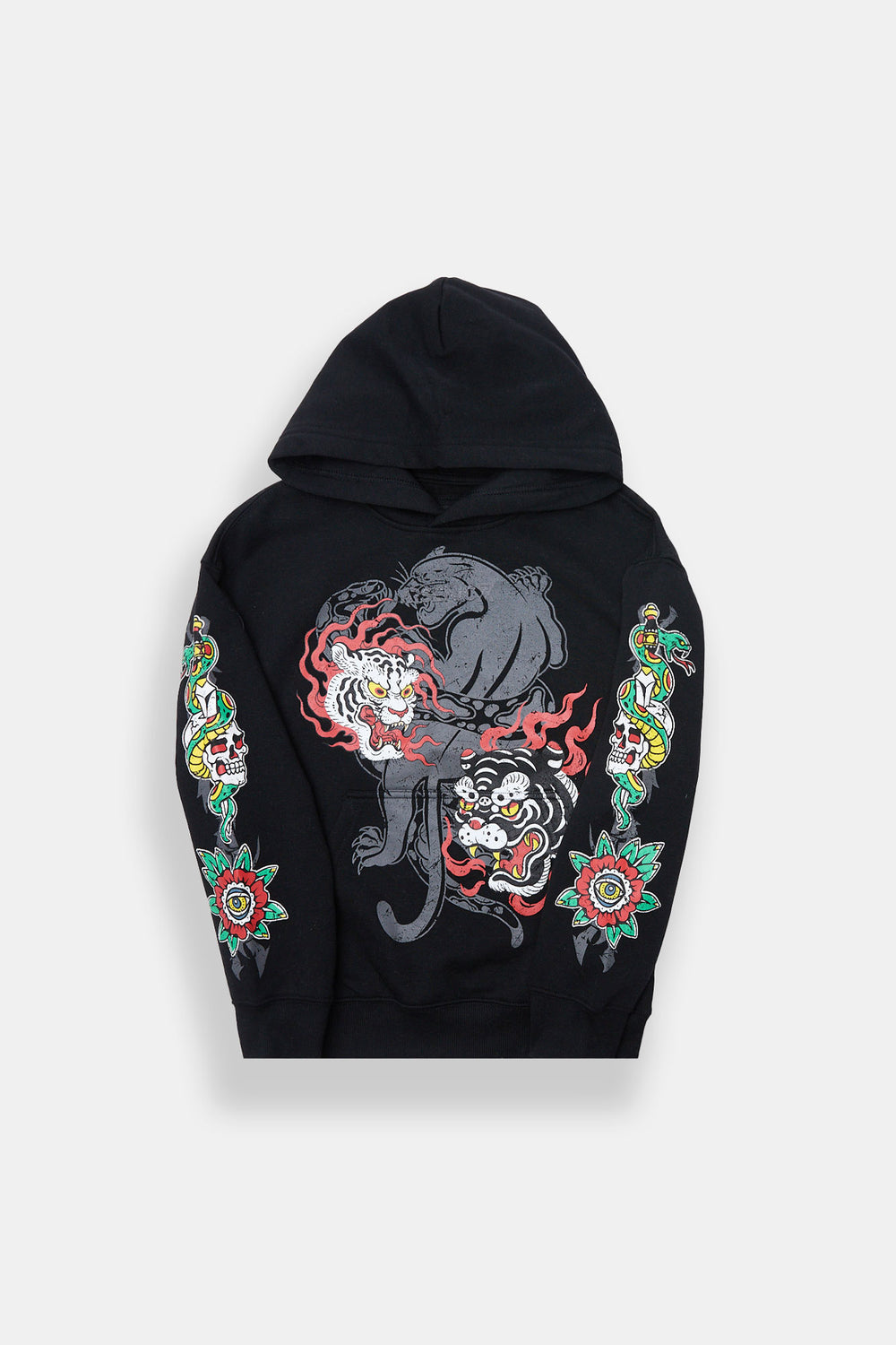 Arsenic Youth Leopard & Eagle Graphic Hoodie Arsenic Youth Leopard & Eagle Graphic Hoodie