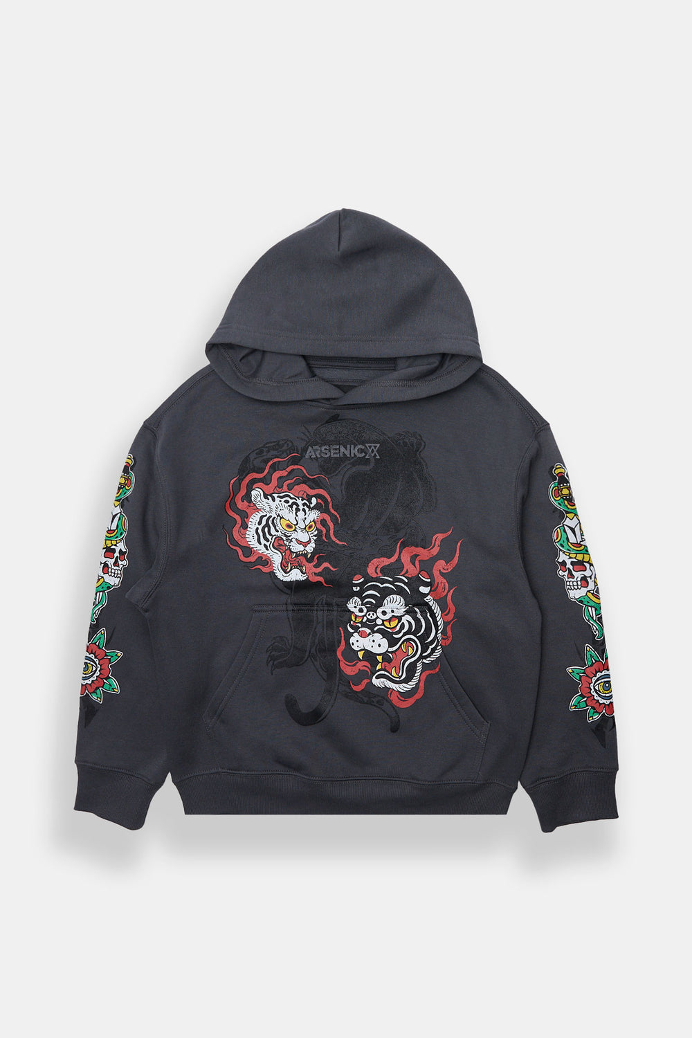 Arsenic Youth Leopard & Eagle Graphic Hoodie Arsenic Youth Leopard & Eagle Graphic Hoodie