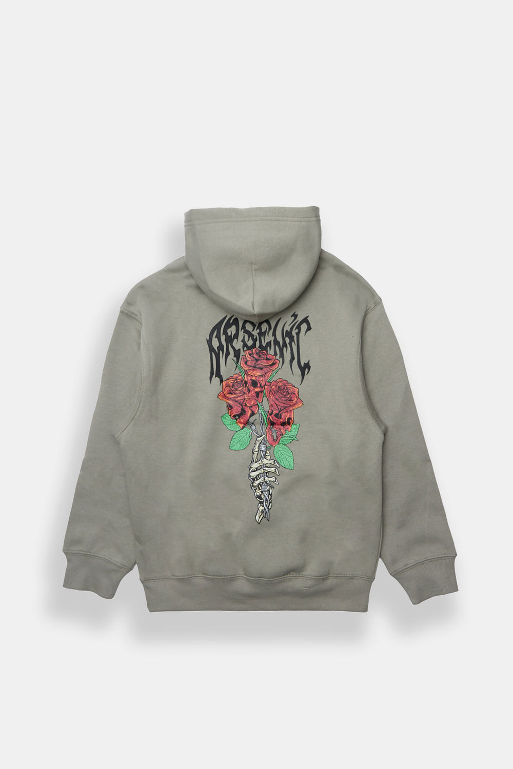 Arsenic Youth Skull Rose Bouquet Hoodie Arsenic Youth Skull Rose Bouquet Hoodie
