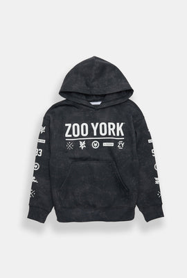 Haut à capuchon imprimé délavé Zoo York junior