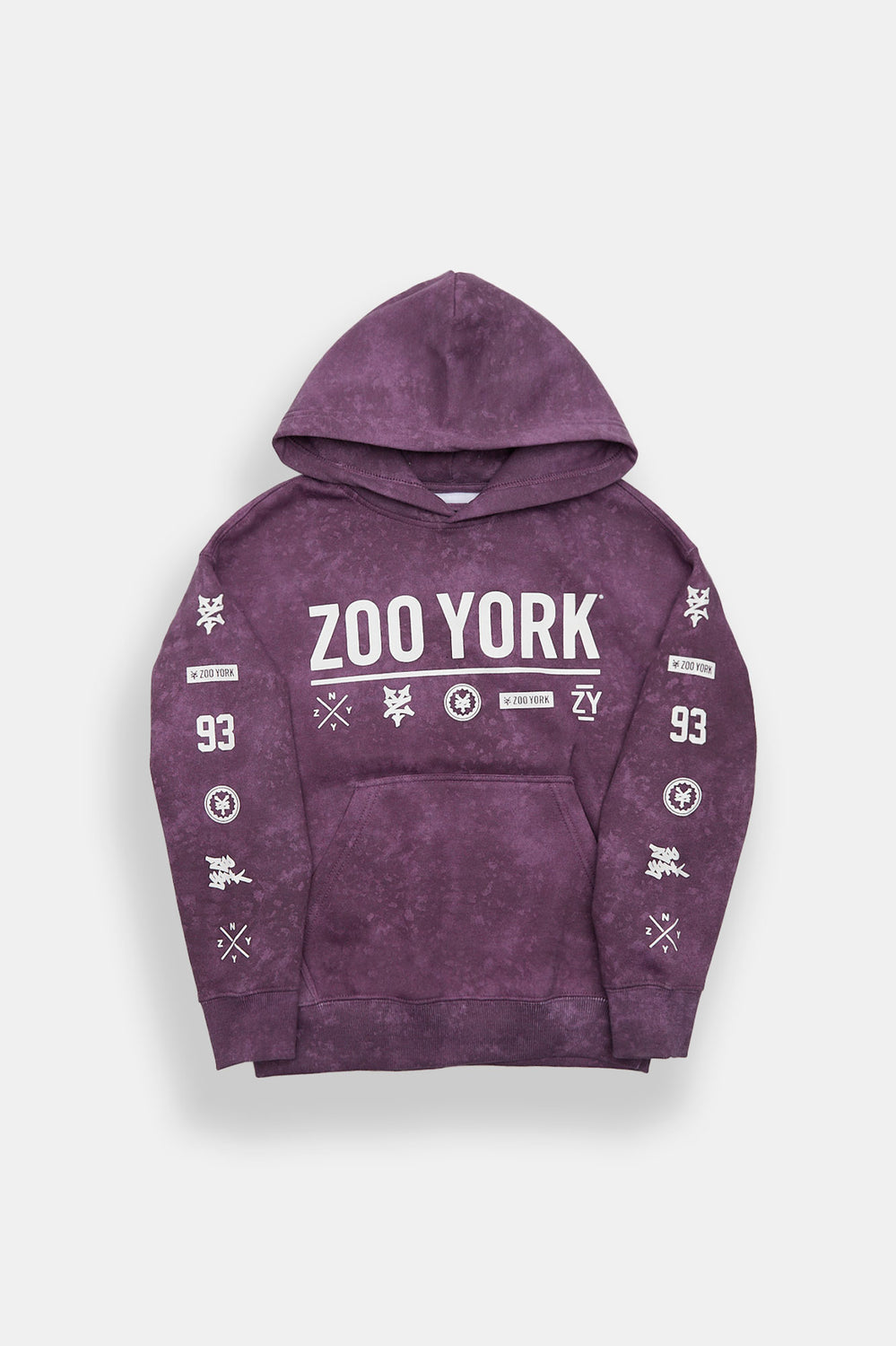 Zoo York Youth Allover Washed Printed Hoodie Zoo York Youth Allover Washed Printed Hoodie