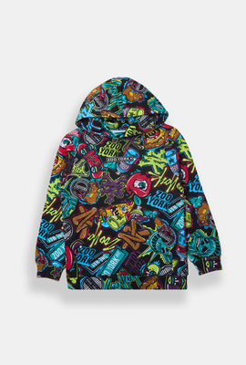 Zoo York Youth Graffiti Print Hoodie