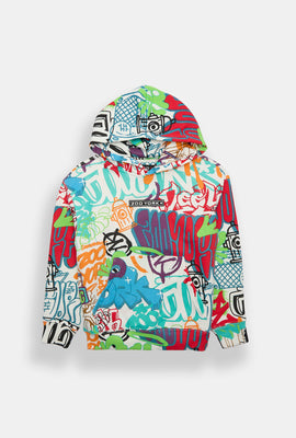 Zoo York Youth Graffiti Print Hoodie