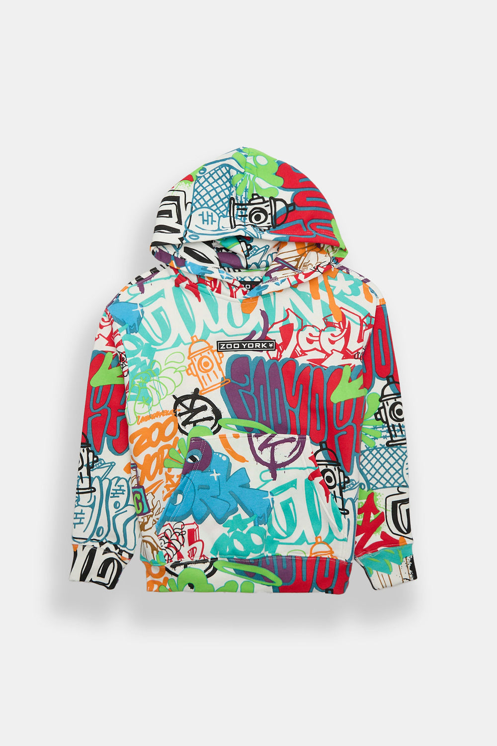 Zoo York Youth Graffiti Print Hoodie Zoo York Youth Graffiti Print Hoodie