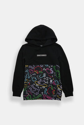 Zoo York Youth Doodle Colour Block Hoodie