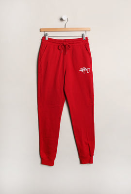 Jogger en molleton imprimé logo Zoo York junior