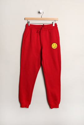 Jogger en molleton patch smile Arsenic junior