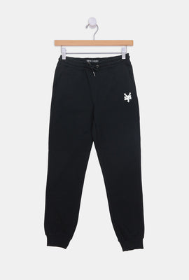 Jogger en molleton imprimé logo Zoo York junior